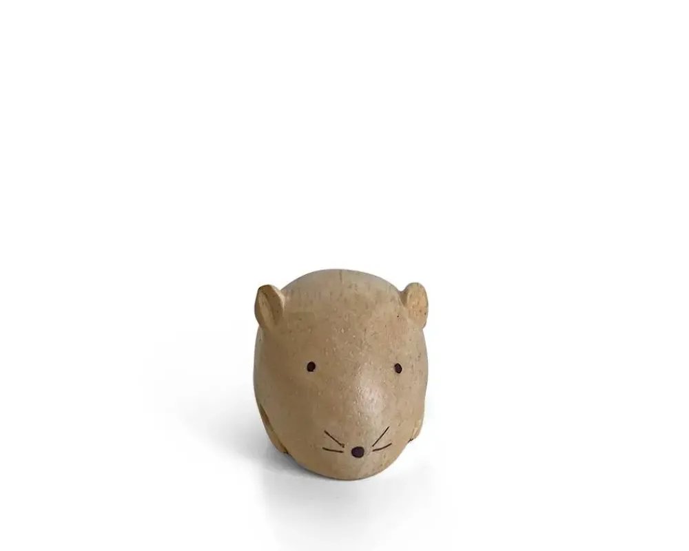 MIYA Company T-Lab Wooden Animal Zodiac Mouse Outlet