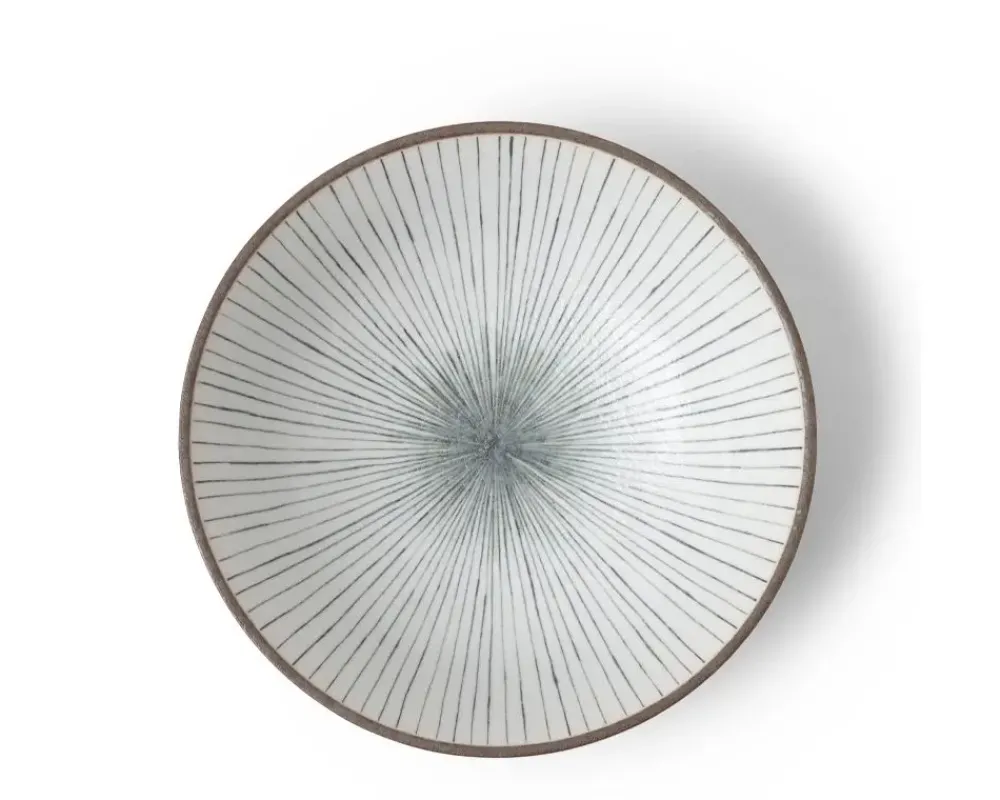 MIYA Company Tokusa Gray 8.25" Bowl New