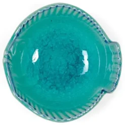 MIYA Company Turquoise Blue Fish 3.5" Bowl Sale