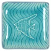 MIYA Company Turquoise Blue Fish 4.5" Sq. Plate Discount