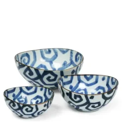 MIYA Company Uzu Karakusa Nested Bowl Set