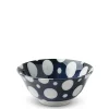 MIYA Company White Dots 5.75" Bowl Clearance