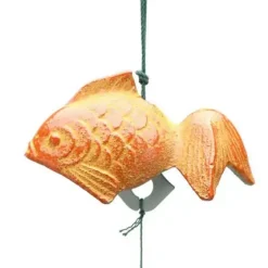MIYA Company Wind Chime Goldfish Orange 1-5/8" Hot