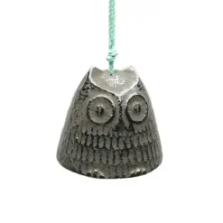 MIYA Company Wind Chime Owl Brown Best