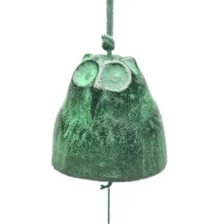MIYA Company Wind Chime Owl Green 1-7/8" Outlet