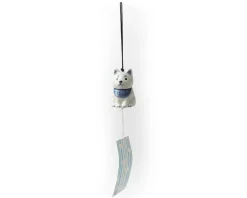 MIYA Company Wind Chime Shiba Blue/White Best